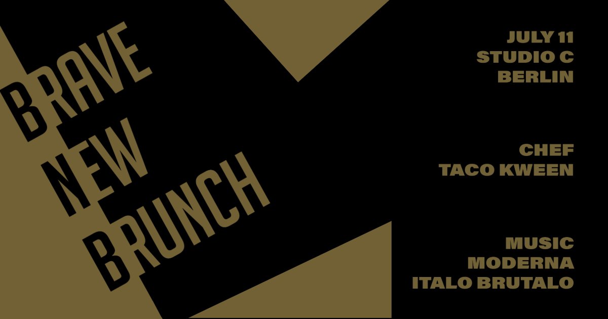 Brave New Brunch official flyer